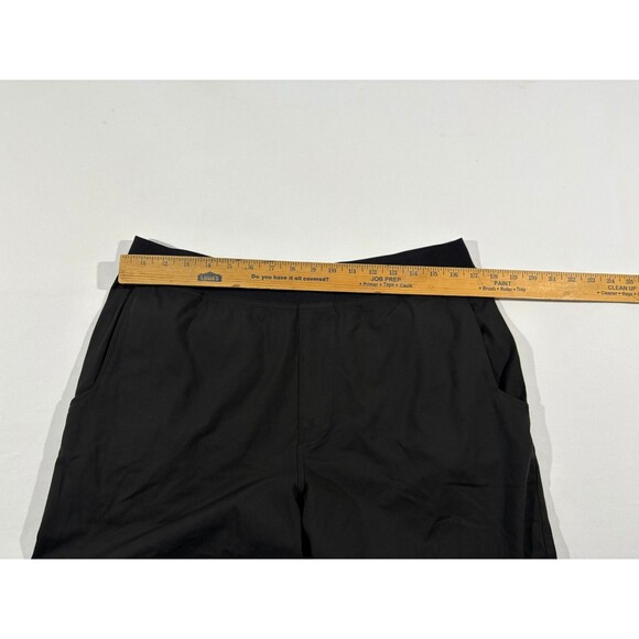 Prana Breathe Gym Shorts Men Black Pockets Performance Elastic Waist L Stretch - Picture 5 of 12